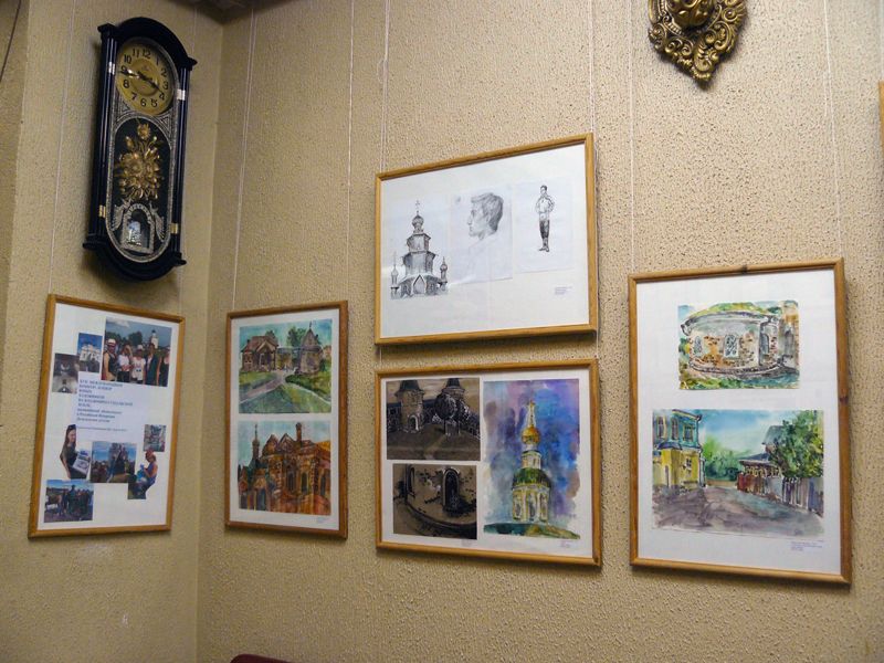 Пленэрный раздел вернисажа