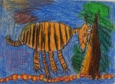 Землянский Арсений, 6 лет, «Тигр». Преподаватель Курякова Е.А.
