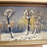 Карбушев С.С. А снег идет холст масло