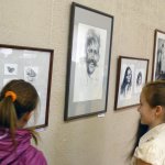 На выставке