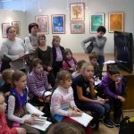 Участники мастер класса Портрет