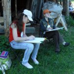 На пленэре в Б. Балчуге