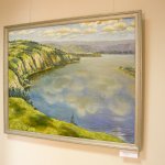 Карбушев С.С. Над Енисеем холст масло