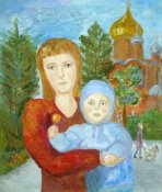 «Дети - детям», Жочкина Евгения 13лет, бумага, гуашь, А2
