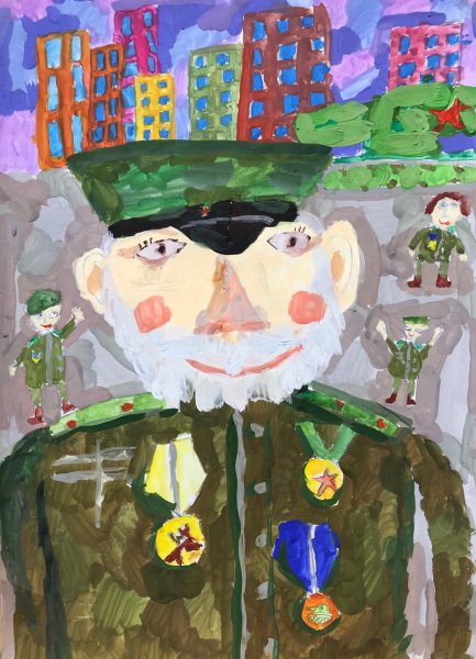 "Ветеран-герой", Палеев Павел, 10 лет