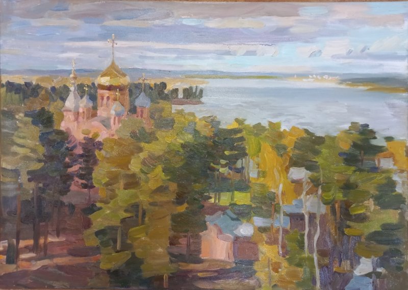 Пономарева М.Л. "Храм у озера"