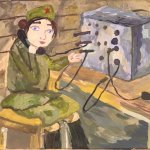 "Связистка", Шемелина Дарья, 12 лет лет