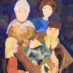 "Воспоминания прабабушки о войне", Ивлева Элина, 12 лет лет