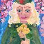 "Весна 1945 года", Комогорцева Кира, 11 лет лет