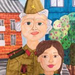 "Я и бабушка-ветеран войны", Романенко Юлия, 12 лет лет