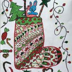 "Новогодняя открытка", Соседкина Сабина